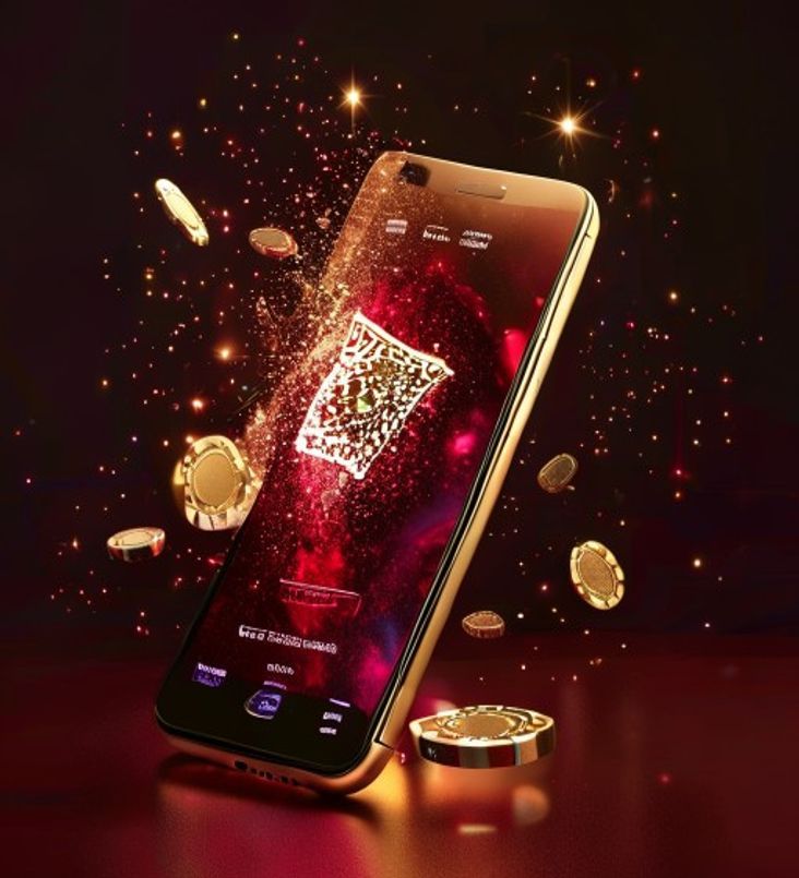 Diwa Win mobile casino app shown on a smartphone with QR download codes