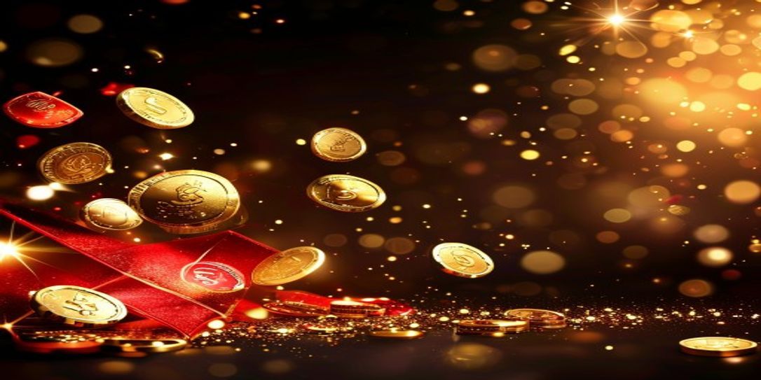 Editorial banner of Diwa Win bonuses, golden coins and reward envelopes